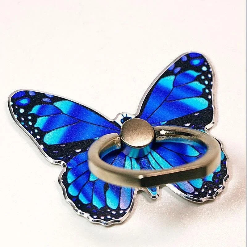 Beautiful Butterfly Phone Holder Elegant Mobile Phone Ring Stand for Easy Grip & Convenient Use