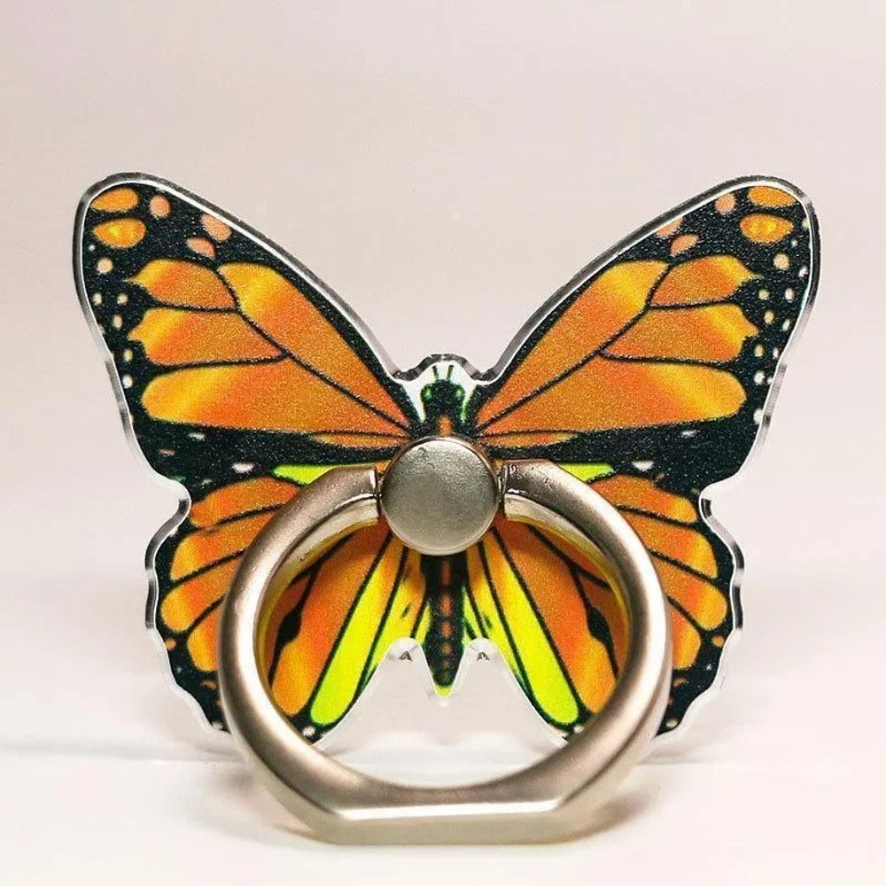 Beautiful Butterfly Phone Holder Elegant Mobile Phone Ring Stand for Easy Grip & Convenient Use