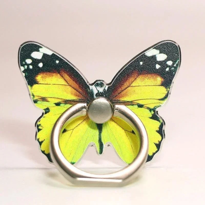 Beautiful Butterfly Phone Holder Elegant Mobile Phone Ring Stand for Easy Grip & Convenient Use