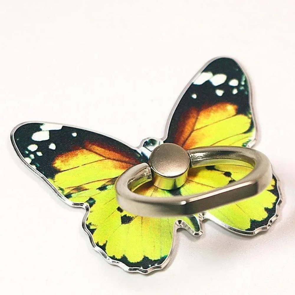 Beautiful Butterfly Phone Holder Elegant Mobile Phone Ring Stand for Easy Grip & Convenient Use