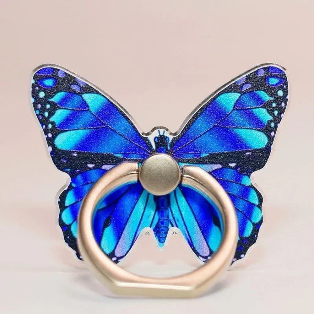 Beautiful Butterfly Phone Holder Elegant Mobile Phone Ring Stand for Easy Grip & Convenient Use