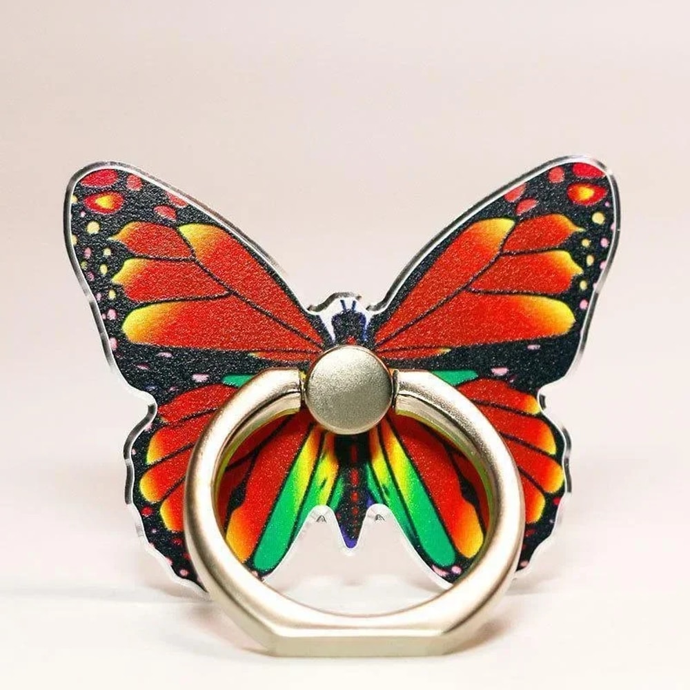 Beautiful Butterfly Phone Holder Elegant Mobile Phone Ring Stand for Easy Grip & Convenient Use