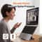 Gravity Lock Vertical Laptop Stand For Desk With Dual Slot And Silicone Protection 5