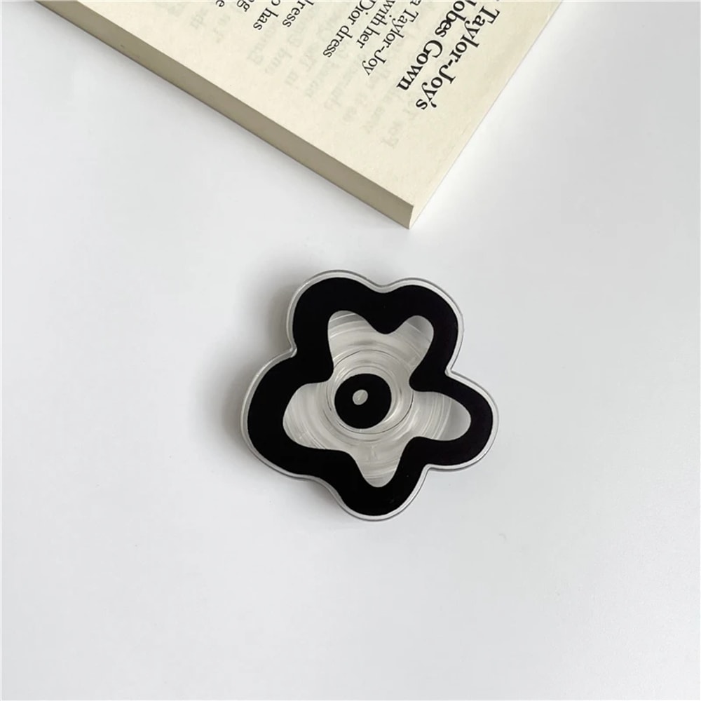 Glossy Flower Phone Grip Stand Foldable Phone Ring Holder 8