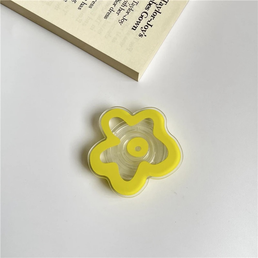 Glossy Flower Phone Grip Stand Foldable Phone Ring Holder 10