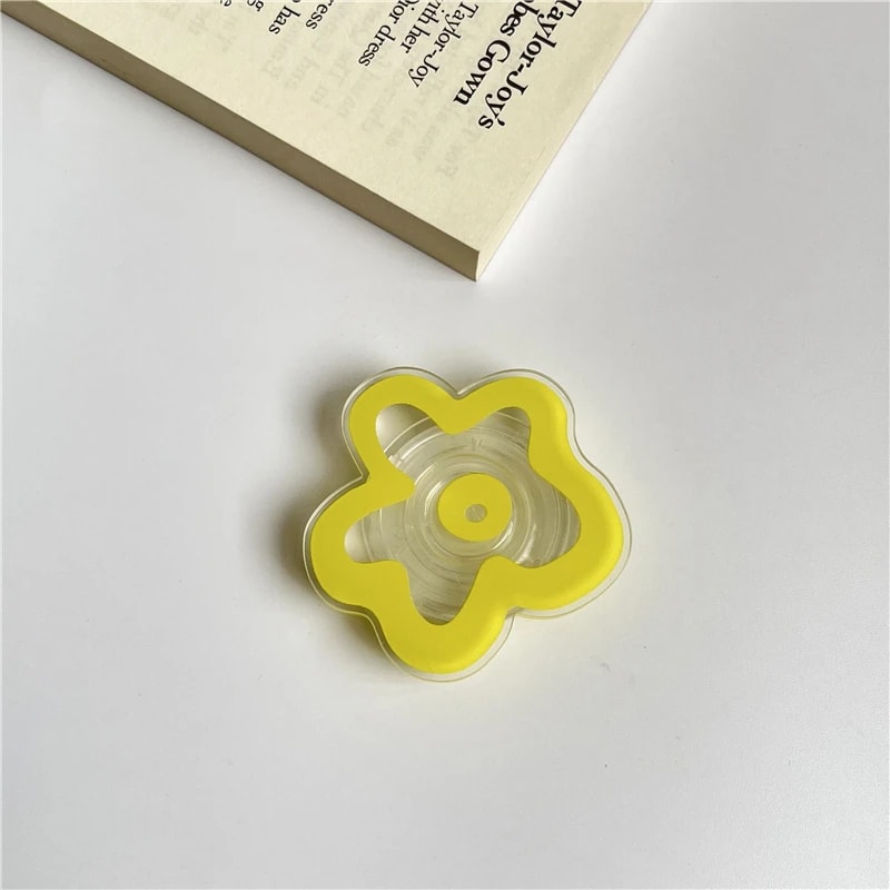 Glossy Flower Phone Grip Stand Foldable Phone Ring Holder 10