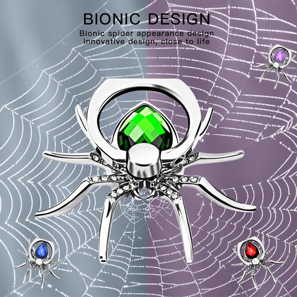 Mobile Spider Ring Phone Holder Luxury Diamond Cell Phone Finger Grip Holder for Iphone 360 Phone Expanding Stand Finger Holder