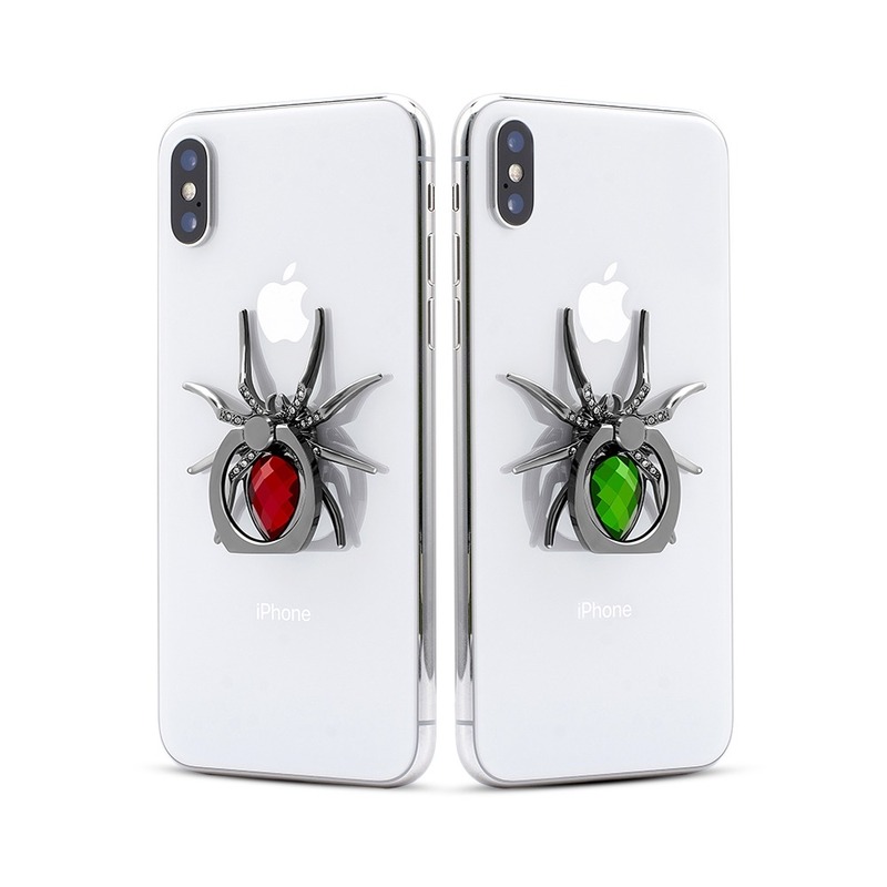 Mobile Spider Ring Phone Holder Luxury Diamond Cell Phone Finger Grip Holder for Iphone 360 Phone Expanding Stand Finger Holder