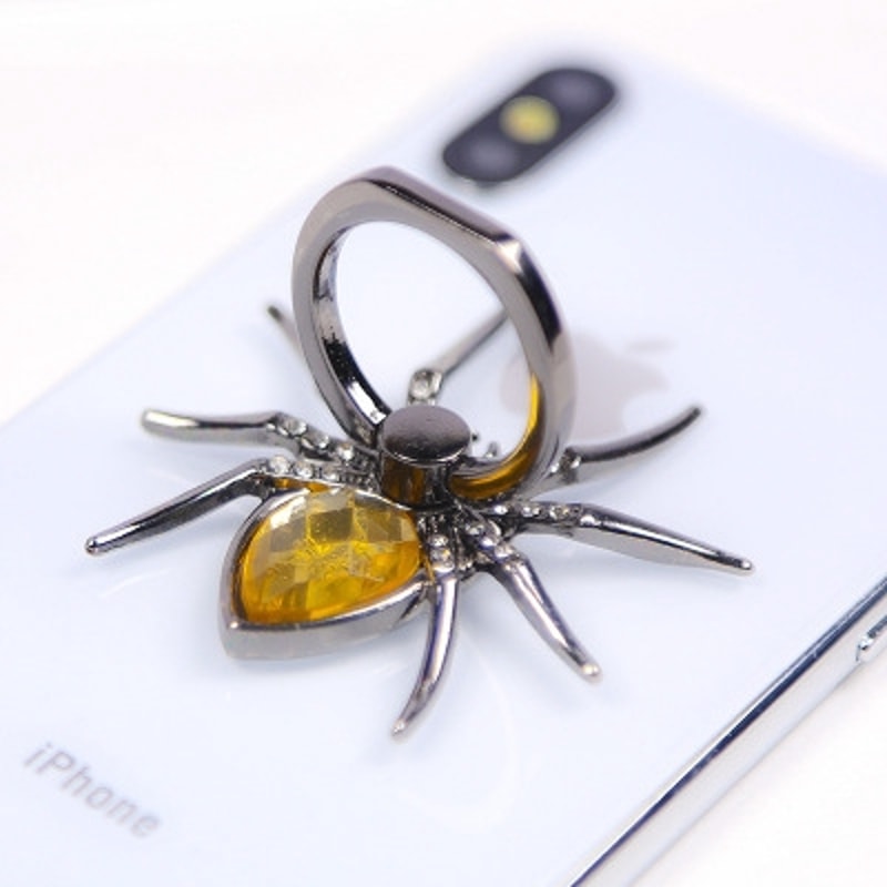 Mobile Spider Ring Phone Holder Luxury Diamond Cell Phone Finger Grip Holder for Iphone 360 Phone Expanding Stand Finger Holder