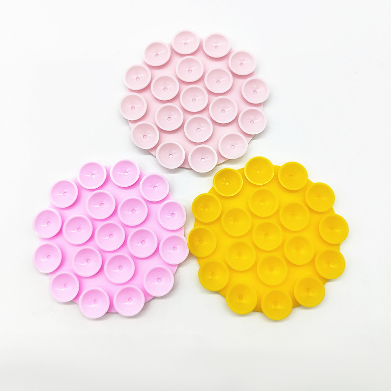 FlexGrip Silicone Phone Suction Pad Mount For Mirrors Glass And Smooth Surfaces 4