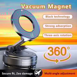 foldable magsafe car mount with strong suction and rotation