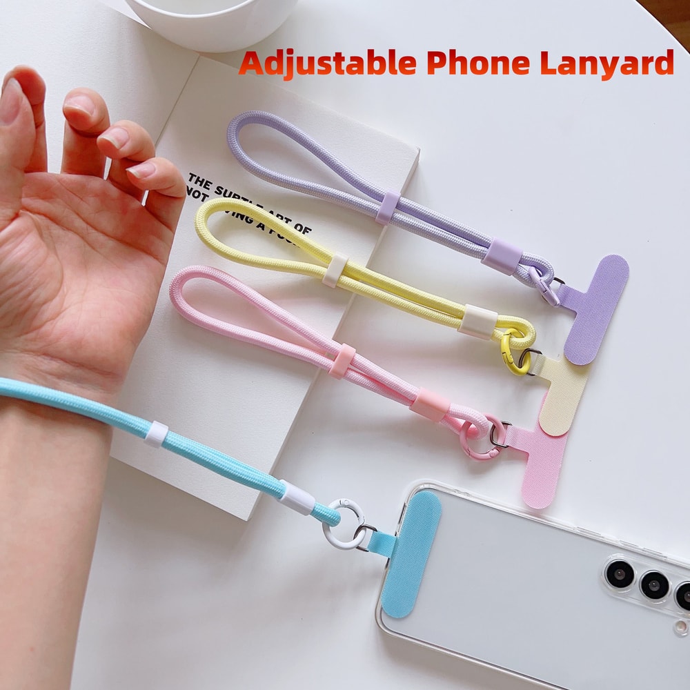 Adjustable Phone Wrist Strap Universal Cell Phone Lanyard Anti Drop Hand Strap 0