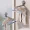 Retractable Hanger Rack No Drill Suction Cup Wall Organizer
