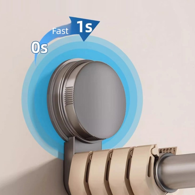 Retractable Hanger Rack No Drill Suction Cup Wall Organizer