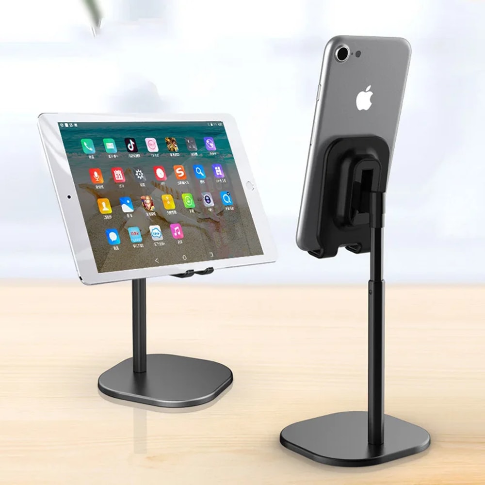 Adjustable Tablet Stand and Phone Holder for Desk, Height Adjustable iPad Stand