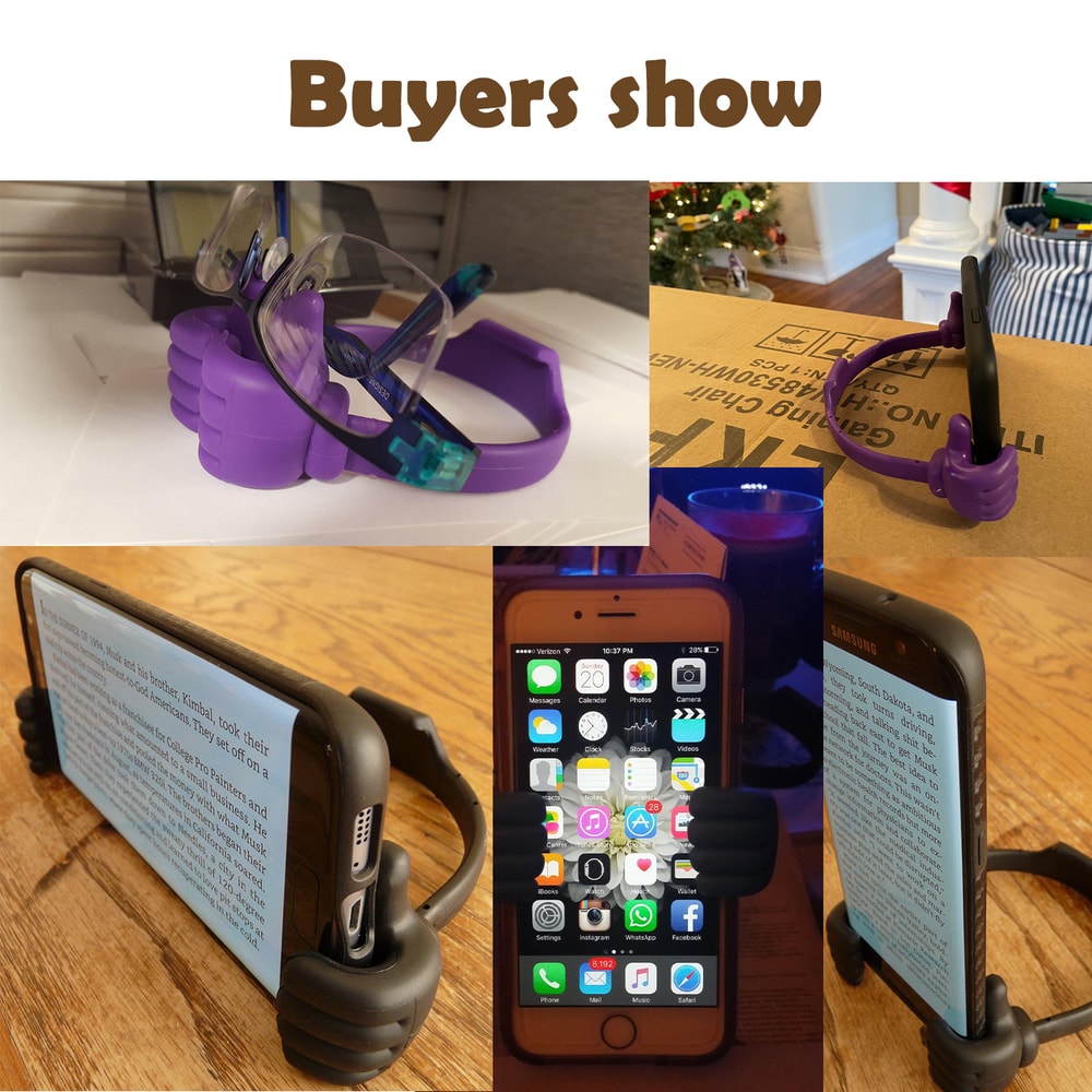 Thumbs Up Phone Stand For Desk Flexible Holder For Phones And Tablets 5