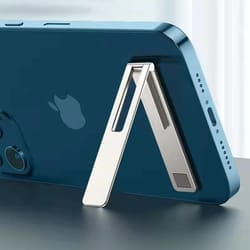ultra thin magnetic phone stand foldable phone holder for desk