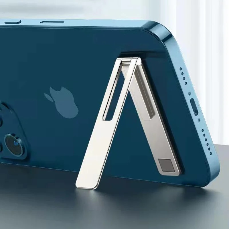 Ultra Thin Magnetic Phone Stand Foldable Phone Holder For Desk 0