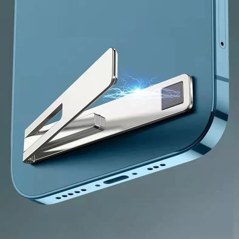 Ultra Thin Magnetic Phone Stand Foldable Phone Holder For Desk 3