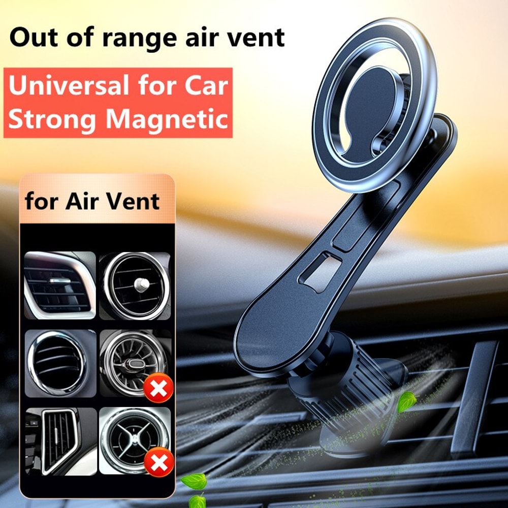 MagSafe Magnetic Car Vent Phone Mount With Rotation 4