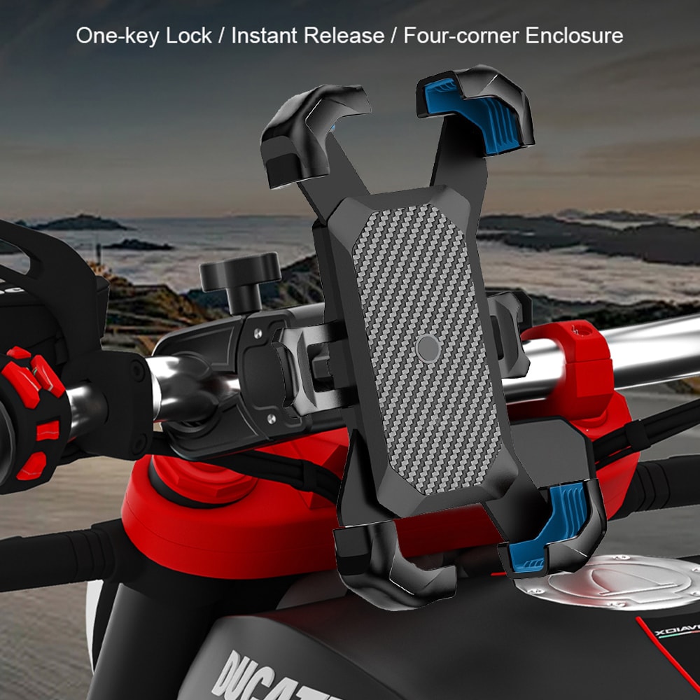 Rotating Handlebar Phone Mount For Bike And Motorcycle 1