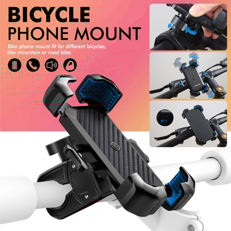 Rotating Handlebar Phone Mount For Bike And Motorcycle 3