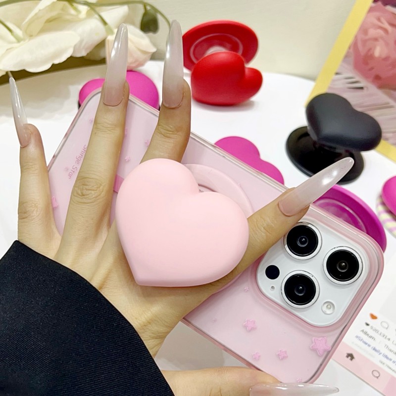 Korean Heart MagSafe Phone Grip Stand For Wireless Charging 5