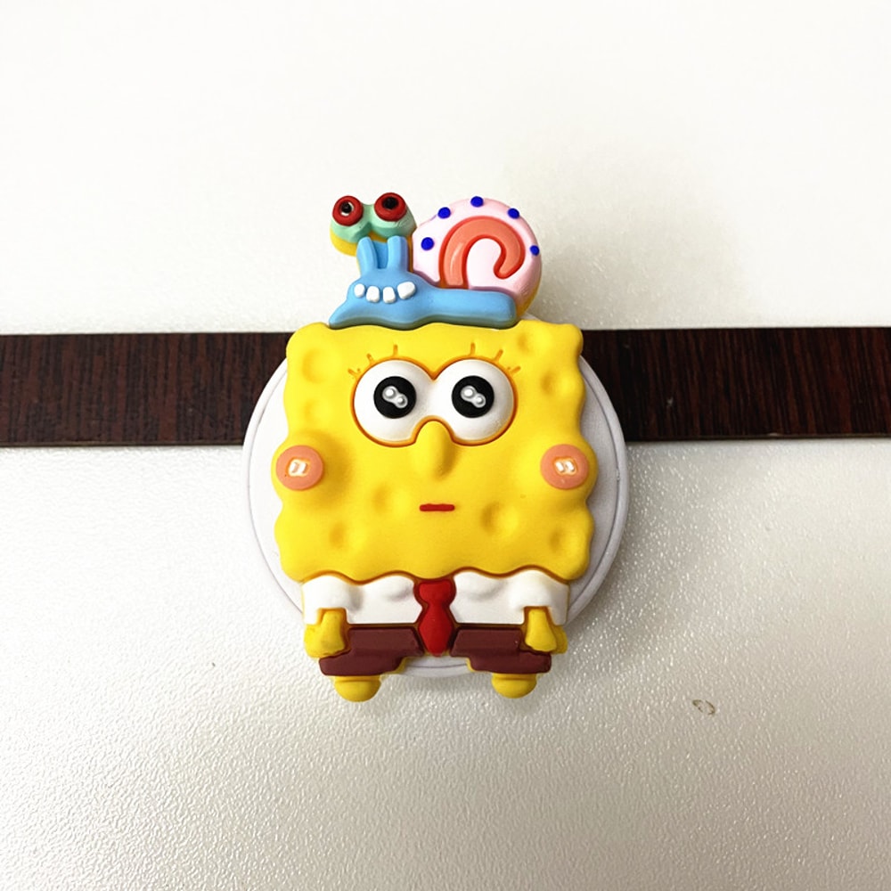 SpongeBob Phone Holder Cute Folding Grip Stand for Universal Phones