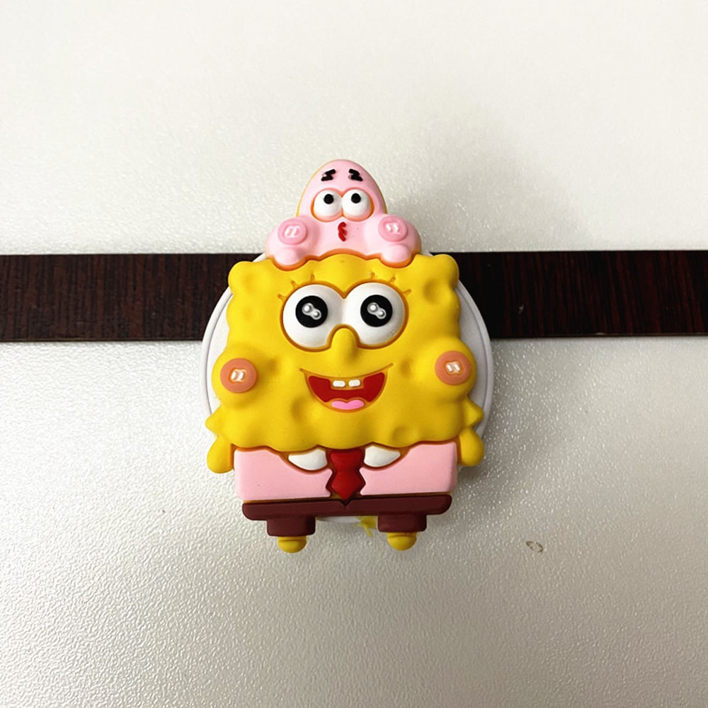 SpongeBob Phone Holder Cute Folding Grip Stand for Universal Phones