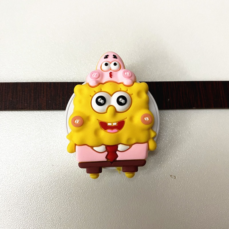SpongeBob Phone Holder Cute Folding Grip Stand for Universal Phones
