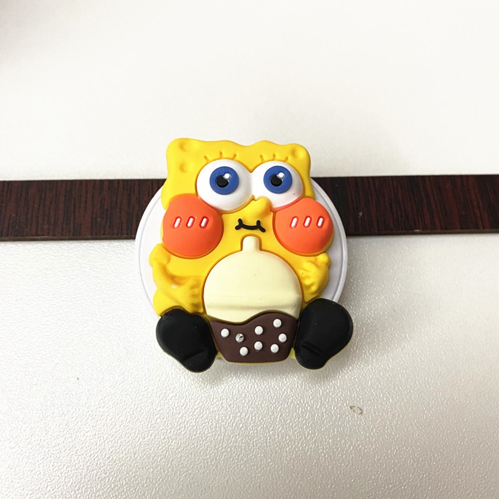 SpongeBob Phone Holder Cute Folding Grip Stand for Universal Phones