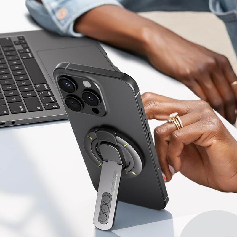 Magnetic Phone Ring Holder Stand For MagSafe Rotating Grip 3