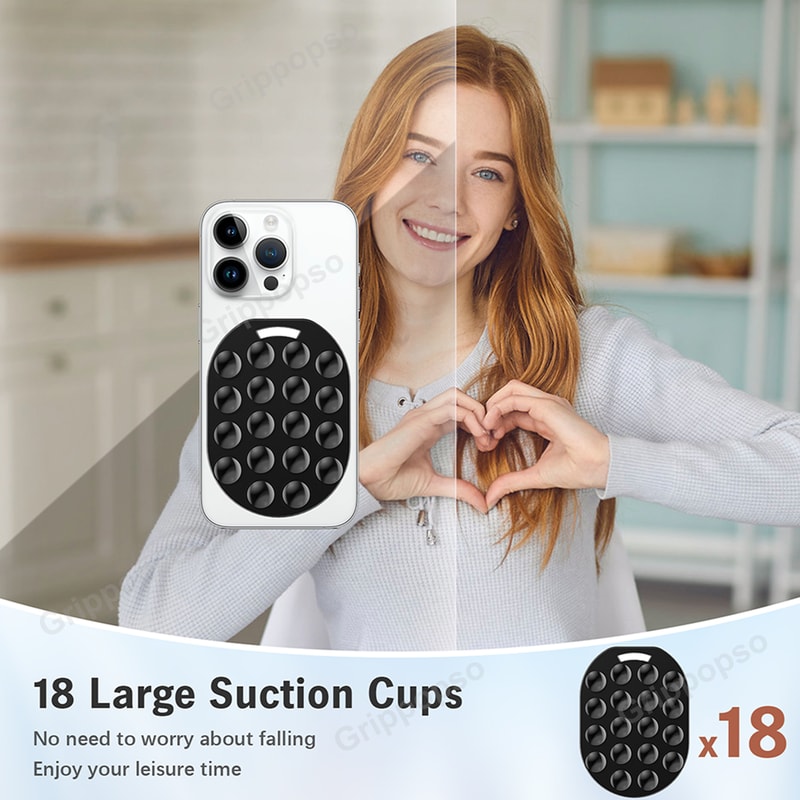 MagSafe Suction Cup Phone Mount Grip Stand For Mirror Selfies And Hands Free Viewing 1