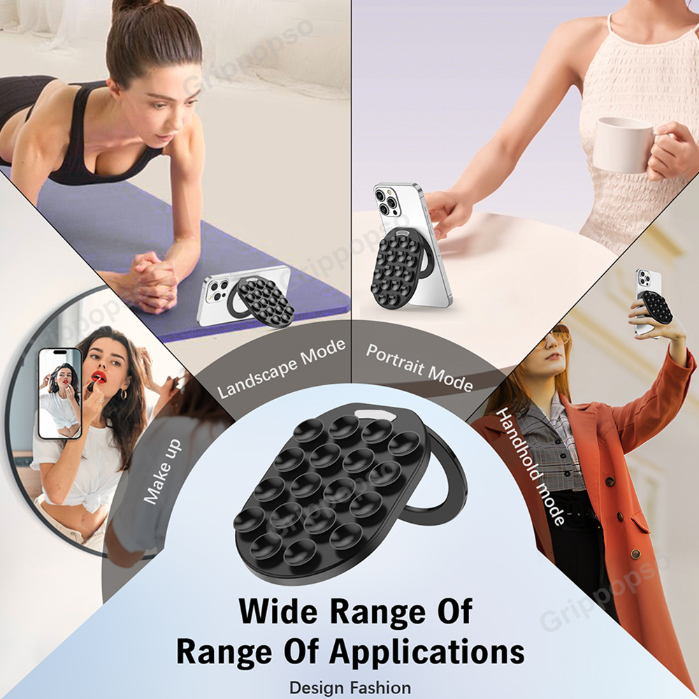 MagSafe Suction Cup Phone Mount Grip Stand For Mirror Selfies And Hands Free Viewing 6