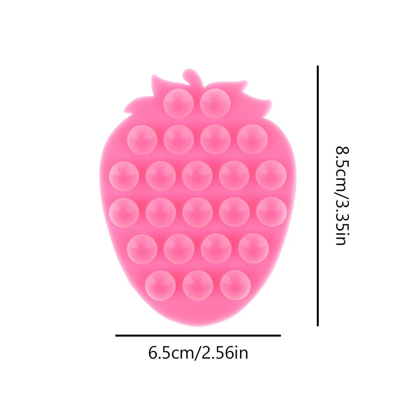 Strawberry Silicone Phone Suction Mount Hands Free Washable Holder 5