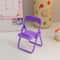 Cute Mini Chair Phone Stand Foldable Phone Stand for Desk and Tablet