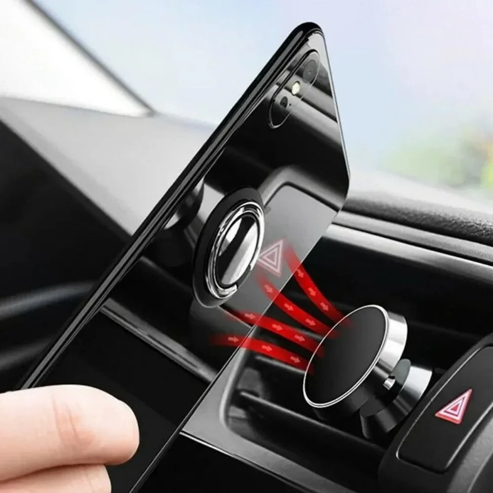 Rotating Phone Ring Holder Stand for Magnetic Car Mount