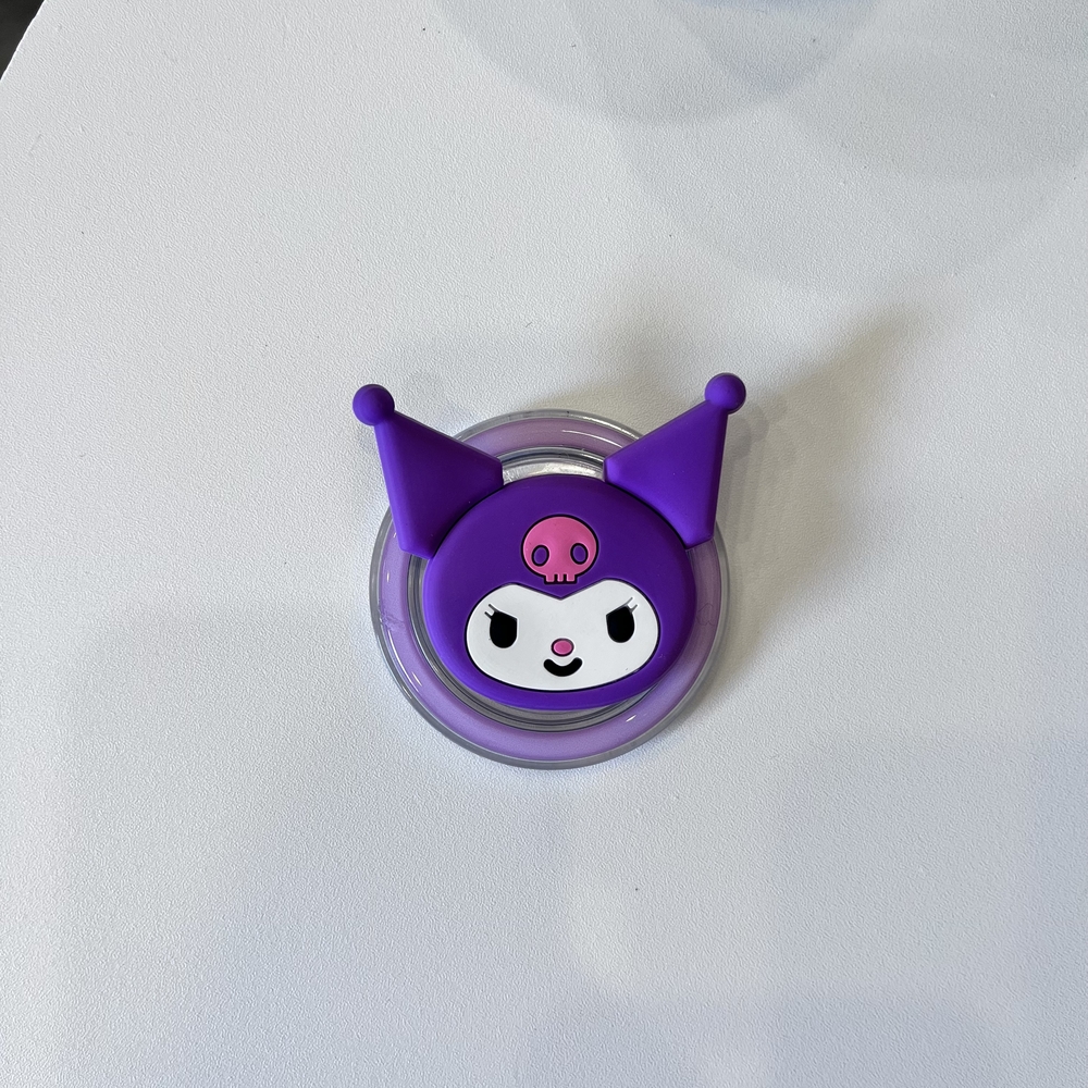 Sanrio Magnetic Phone Grip Stand With Kuromi And My Melody Design 10