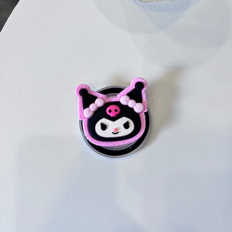 Sanrio Magnetic Phone Grip Stand With Kuromi And My Melody Design 7