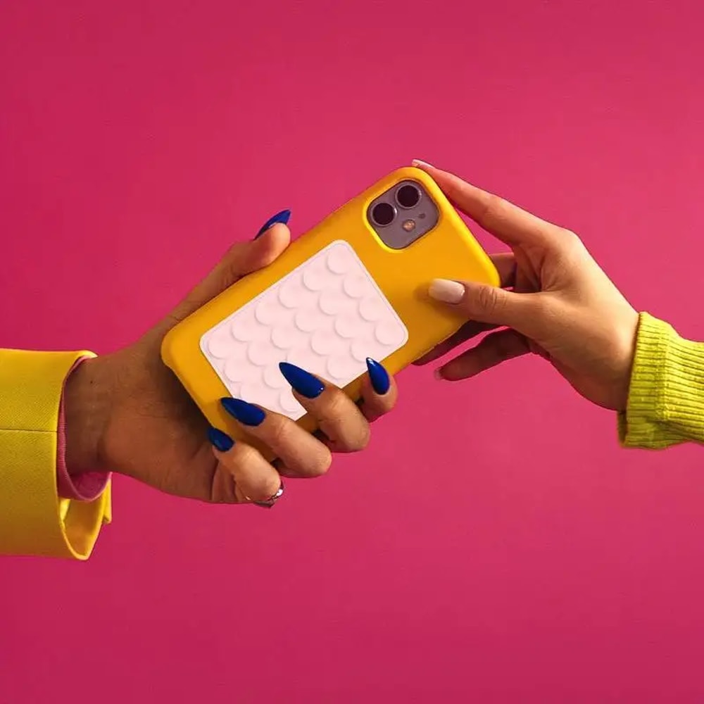 GripStick Silicone Suction Cup Phone Holder For Mirror Shower And Hands Free Videos 0