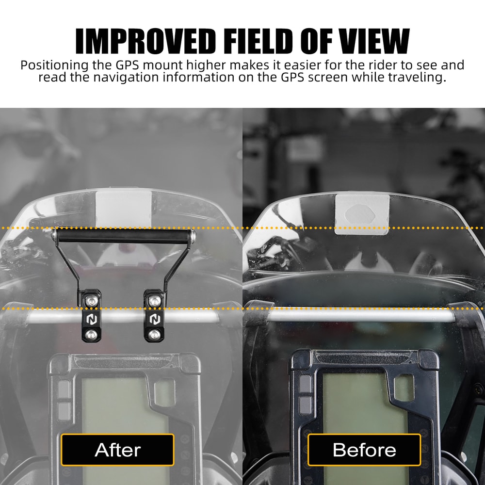 Adventure GPS Mount Bracket For Tenere Aprilia Tuareg 4