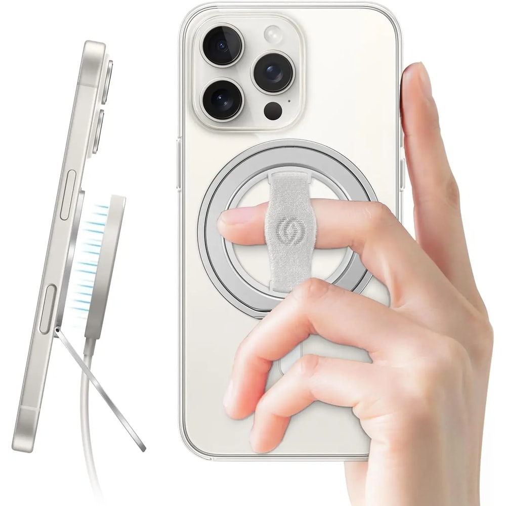 MagSafe Phone Ring Holder Stand Magnetic Grip Kickstand 0