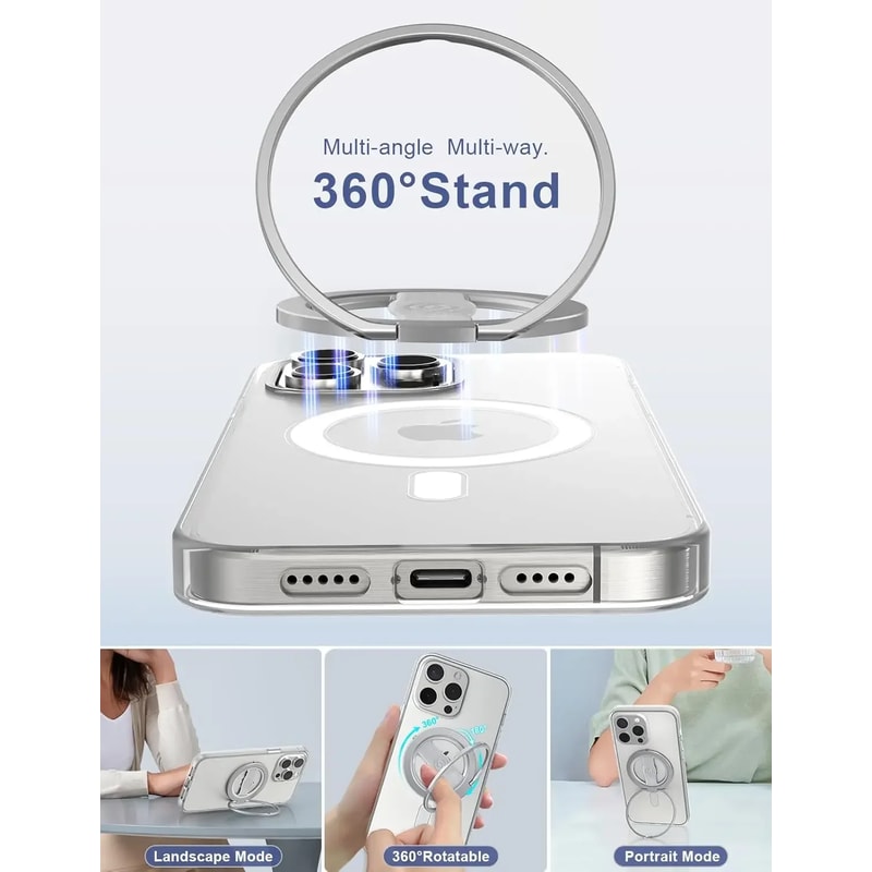 MagSafe Phone Ring Holder Stand Magnetic Grip Kickstand 2