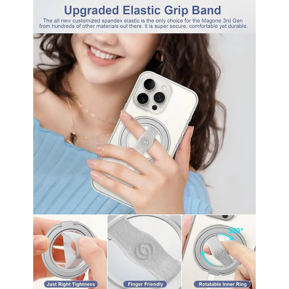MagSafe Phone Ring Holder Stand Magnetic Grip Kickstand 1