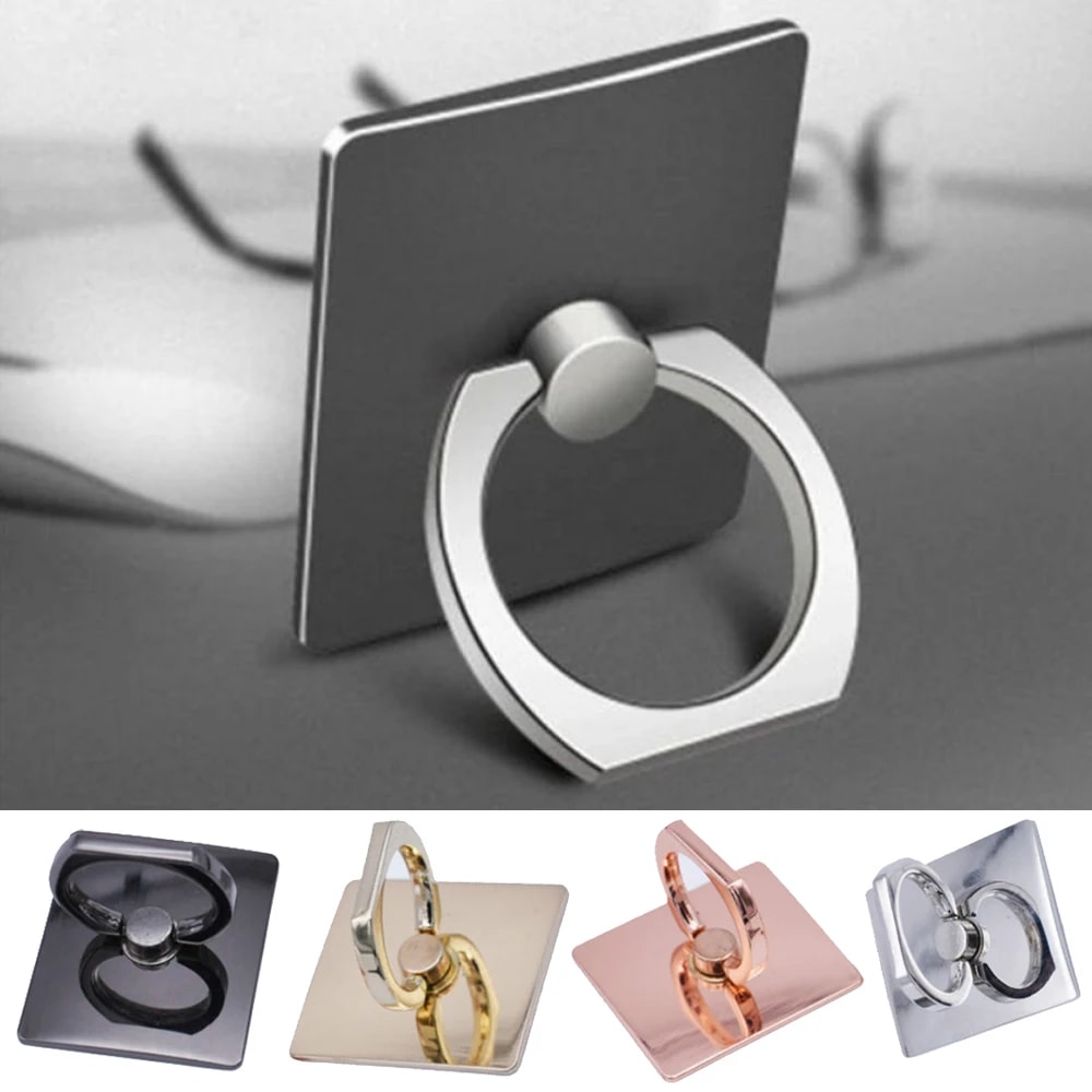 ClearGrip Transparent Phone Ring Holder Stand 0