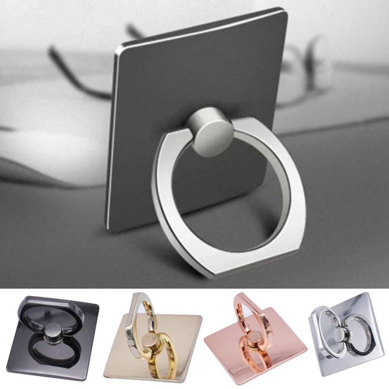 ClearGrip Transparent Phone Ring Holder Stand 0