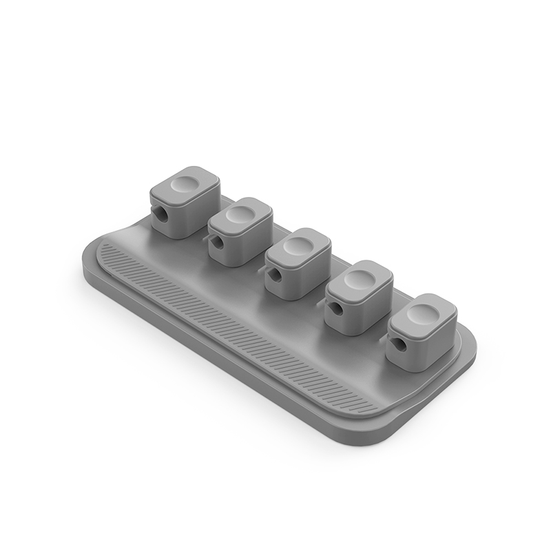 Magnetic Cable Holder for Car and Desk Silicone Cord Organizer Clips