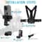 1 PC Adjustable Phone Clip Holder With Chest Strap Fixation Bracket For Sport Camera Mobile Phone C 3