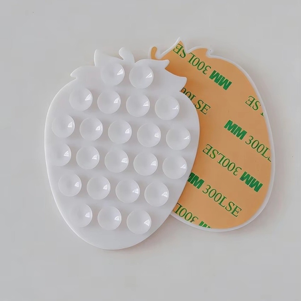 Strawberry Suction Cup Phone Mount Cute Car Phone Stand For Dashboard And Smooth Surfaces 5