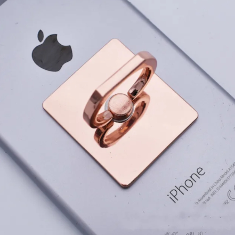 Luxury Square Metal Phone Ring Stand For Secure Grip And Hands Free Viewing 3